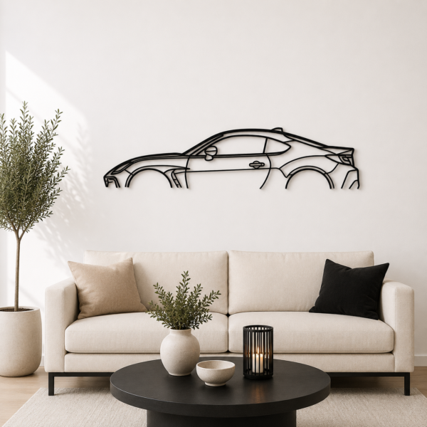 BRZ 2021 Classic Silhouette Metal Wall Art