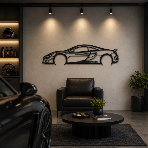 675 LT 2016 Detailed Silhouette Metal Wall Art