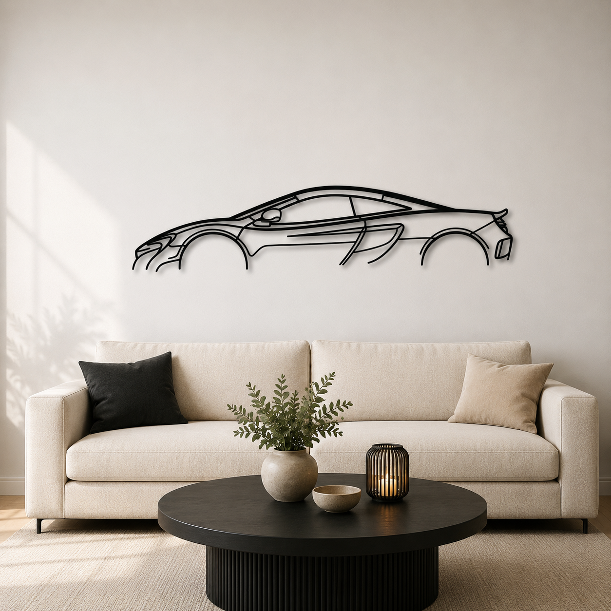 675 LT Classic Silhouette Metal Wall Art