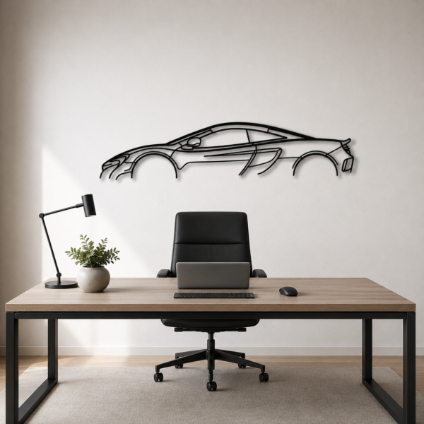 675 LT Classic Silhouette Metal Wall Art