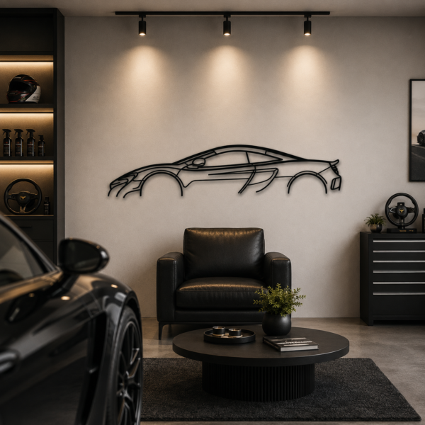 675 LT Classic Silhouette Metal Wall Art